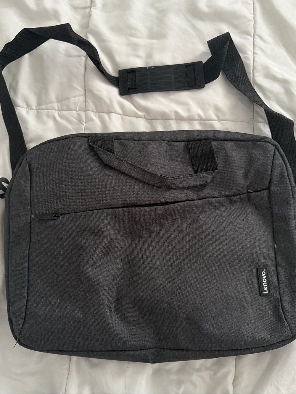 Lenovo Black Laptop Messenger Bag